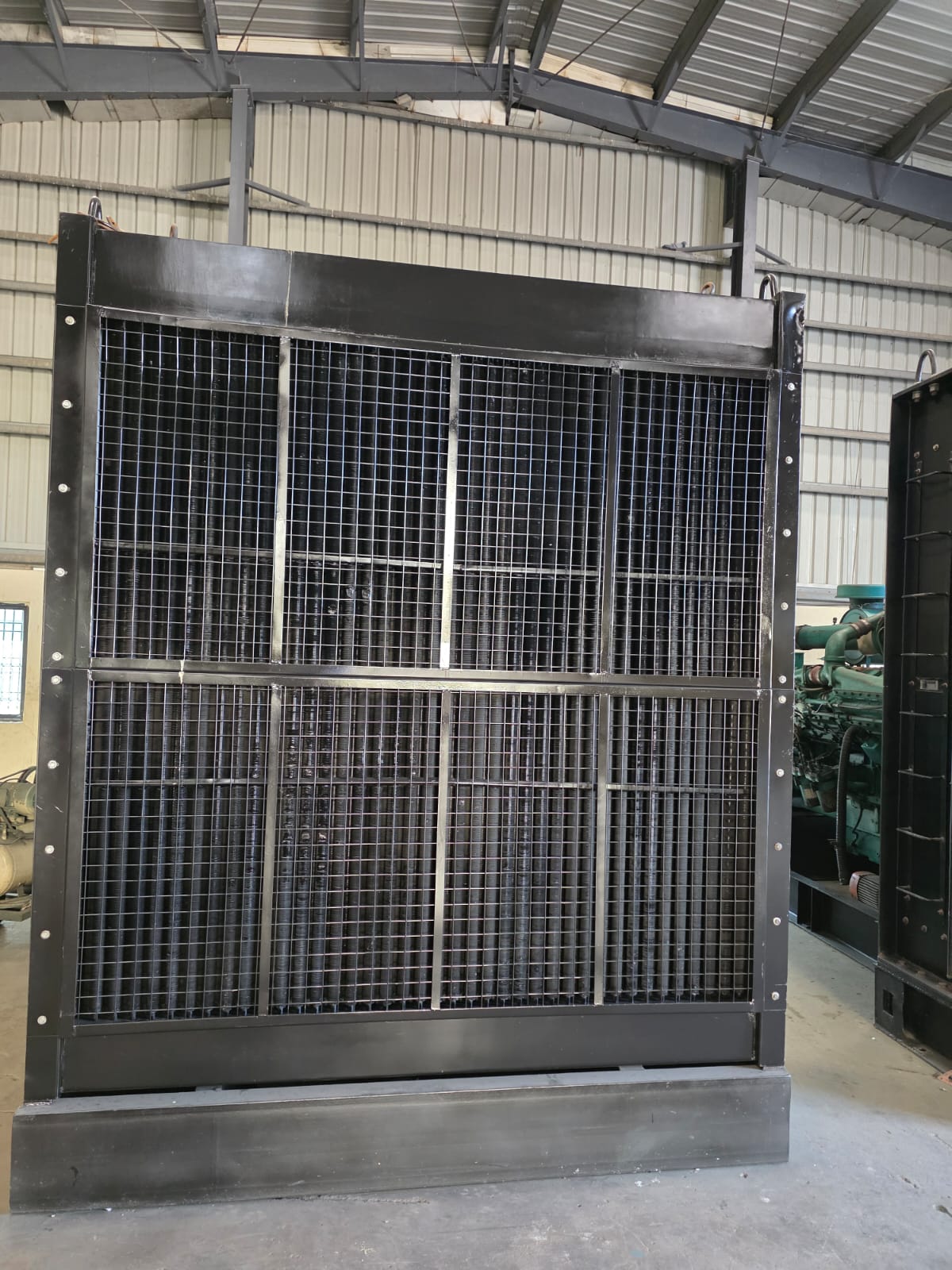 Generator radiator and accessory inventory